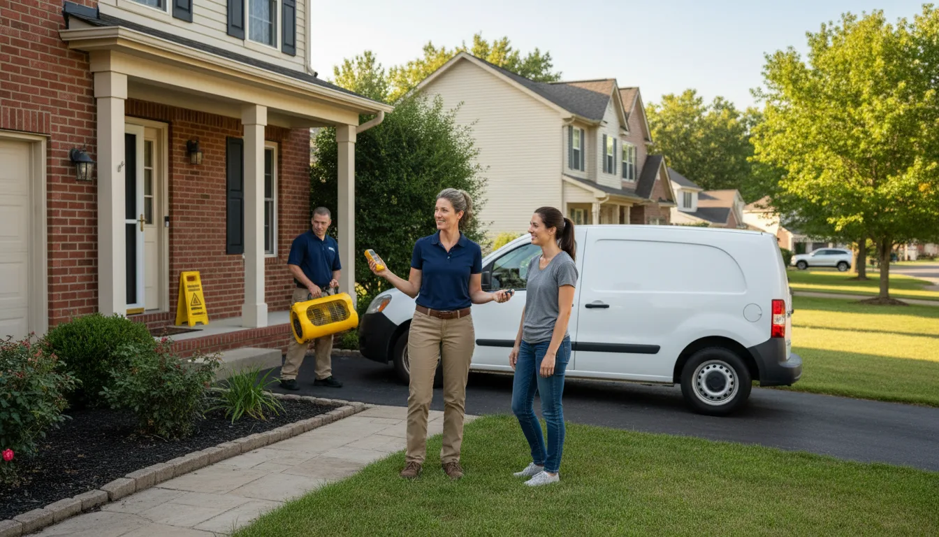 Water restoration image for Water Damage & Restoration Services in Thomaston, CT